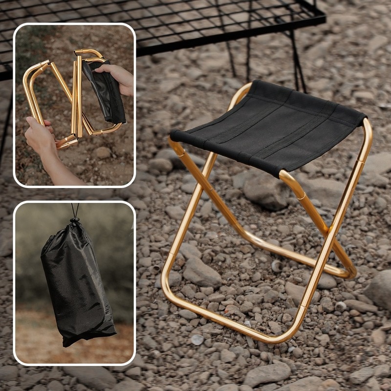 야외 캠핑 휴대용 접이식 의자, 야외 바베큐 의자, 쉬운 저장, 기차 의자, 캠핑 합금 포니자 낚시 의자